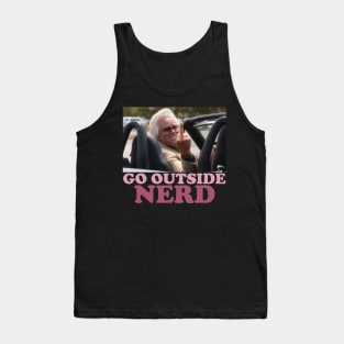 Go Outside Nerd Tank Top